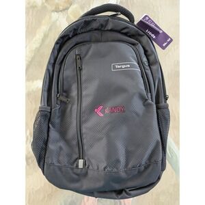 Targus Sport 15.6" Laptop Backpack 19L Black New Kandy Logo School Travel Bag